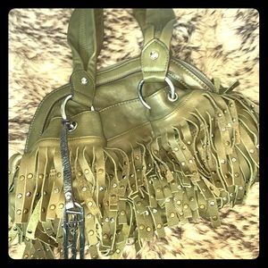 Retro looking purse, genuine leather.